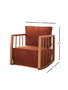 Atelier Del Sofa Silla Alada Cinnamon